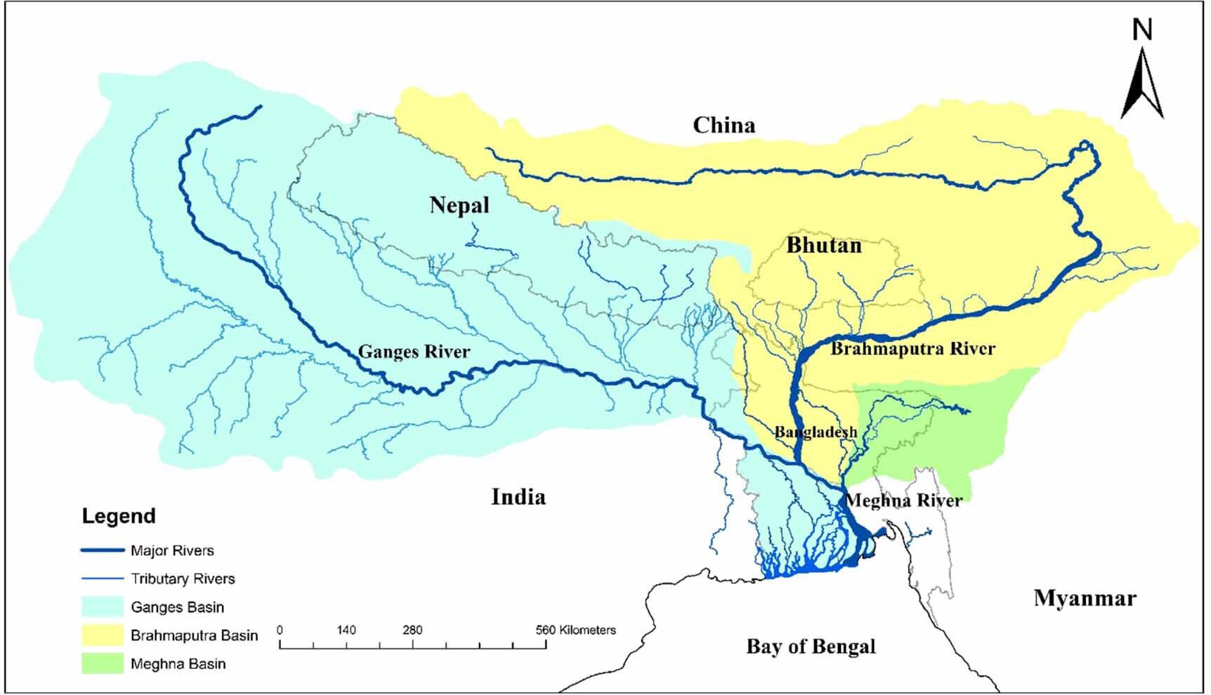 Study defines a safe operating space for major rivers in the Ganges Delta, India